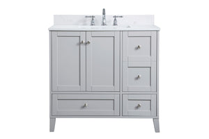 Elegant Lighting - VF18036GR-BS - Bathroom Vanity Set - sommerville - Grey