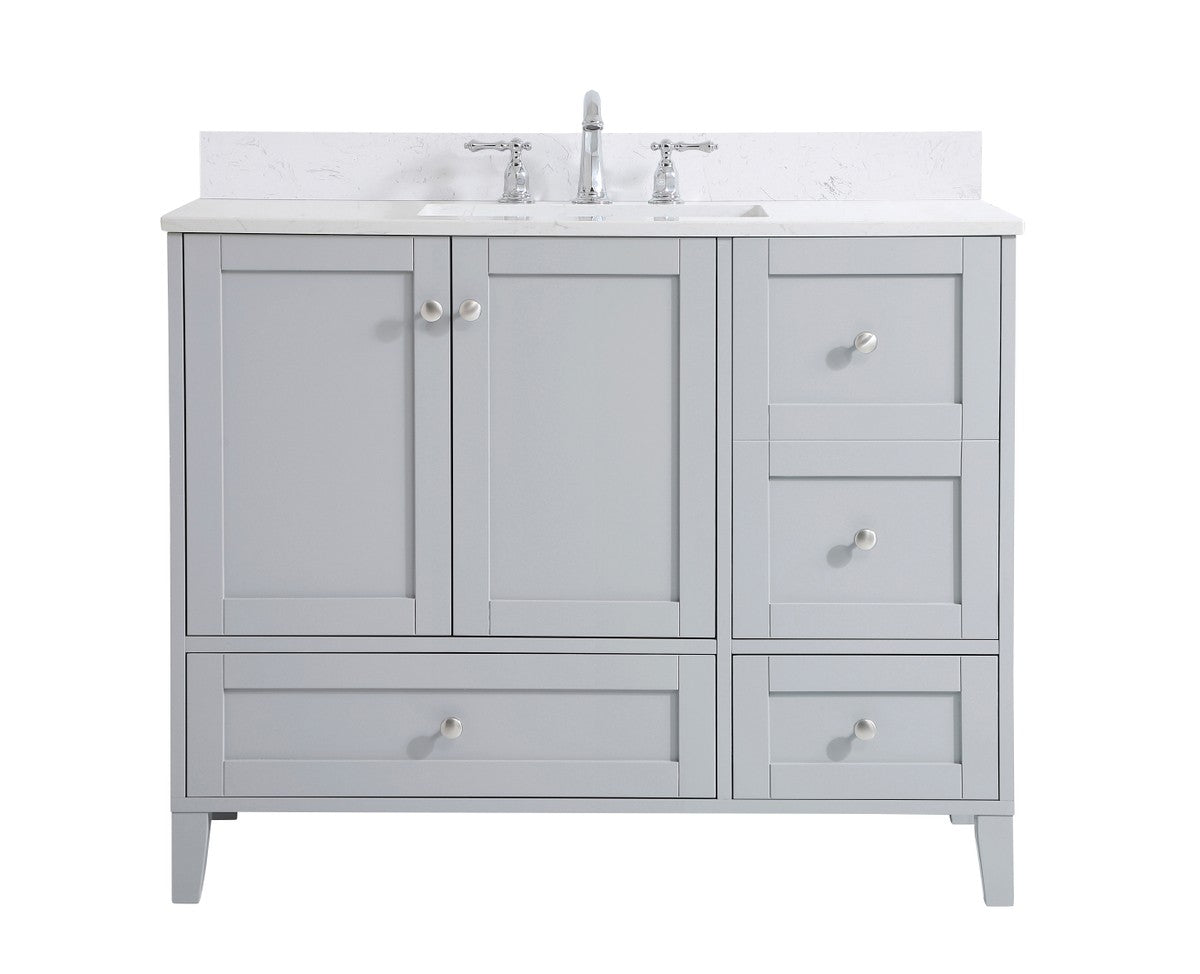 Elegant Lighting - VF18042GR-BS - Bathroom Vanity Set - sommerville - Grey