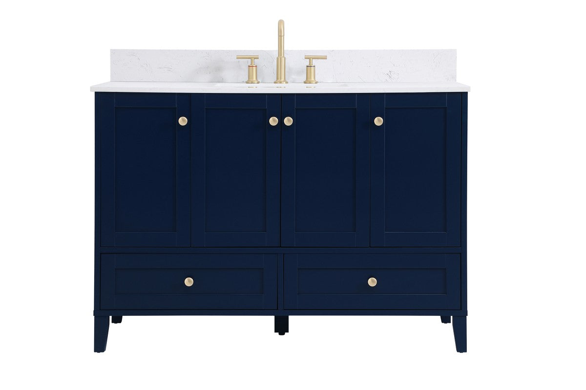 Elegant Lighting - VF18048BL-BS - Bathroom Vanity Set - Sommerville - Blue