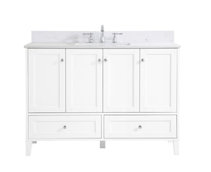 Elegant Lighting - VF18048WH-BS - Bathroom Vanity Set - sommerville - White