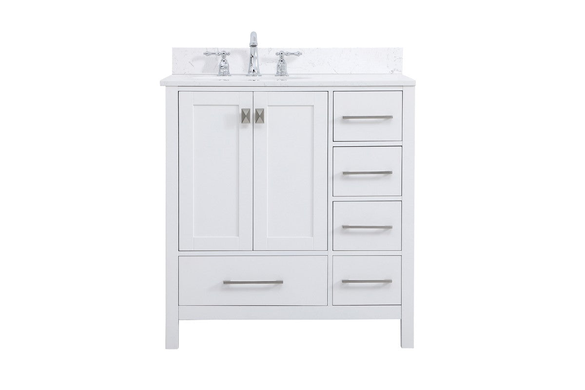 Elegant Lighting - VF18832WH-BS - Bathroom Vanity Set - Irene - White