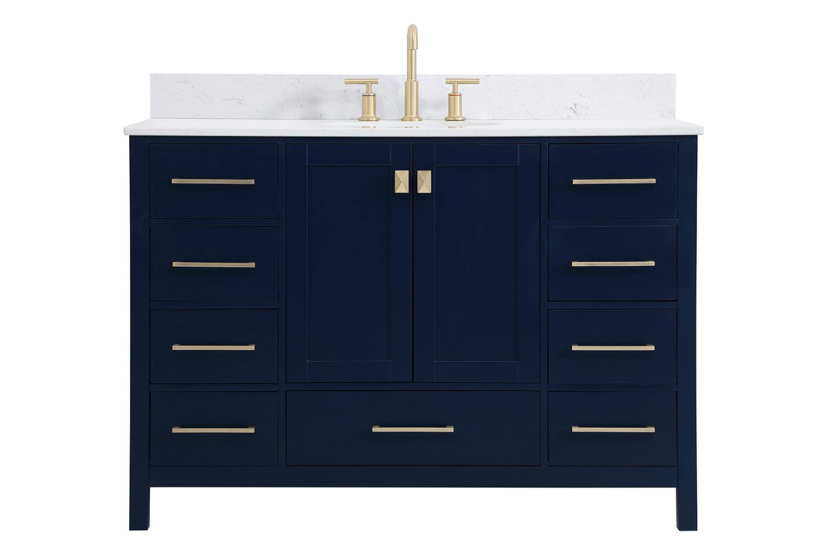 Elegant Lighting - VF18848BL-BS - Bathroom Vanity Set - Irene - Blue