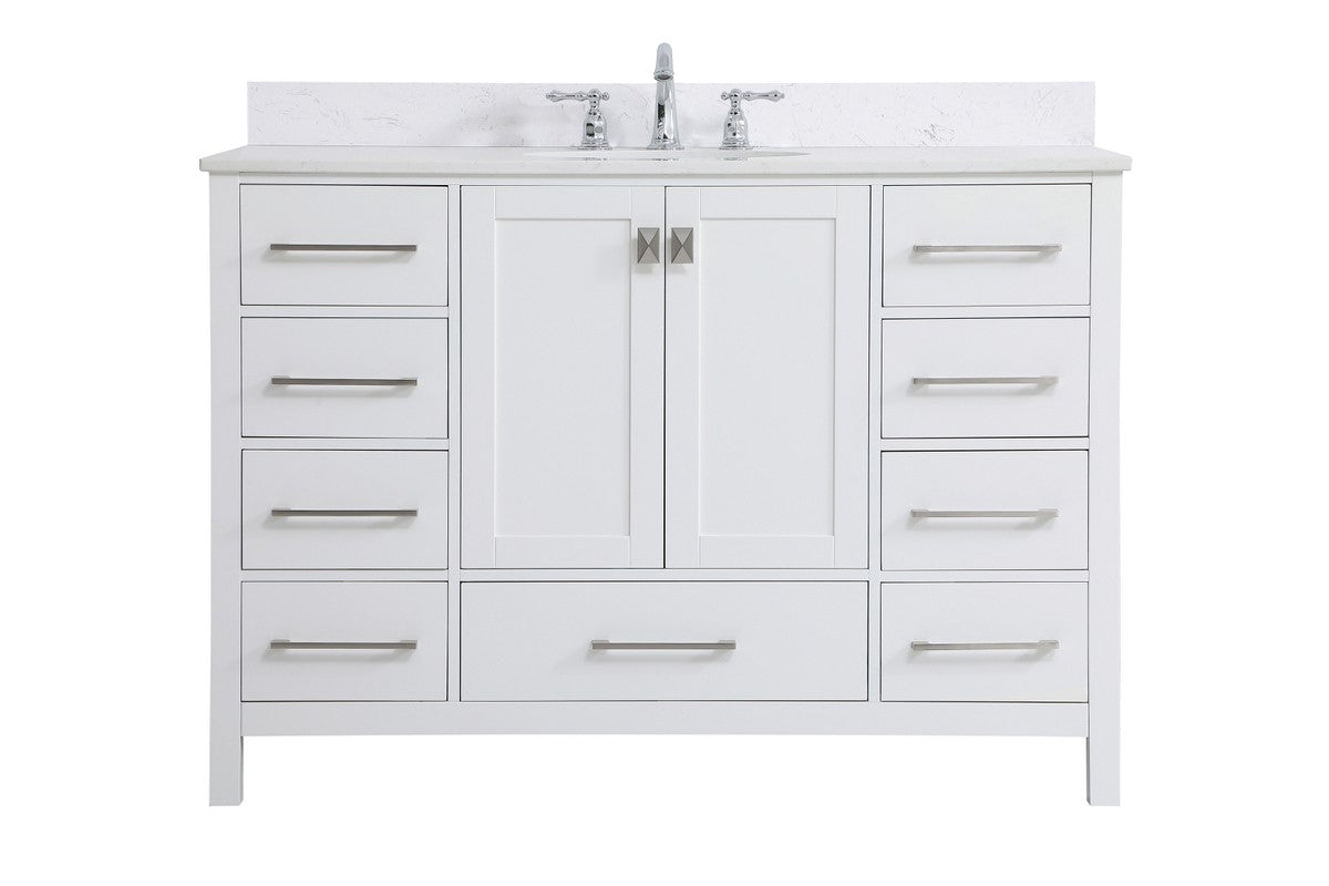 Elegant Lighting - VF18848WH-BS - Bathroom Vanity Set - Irene - White