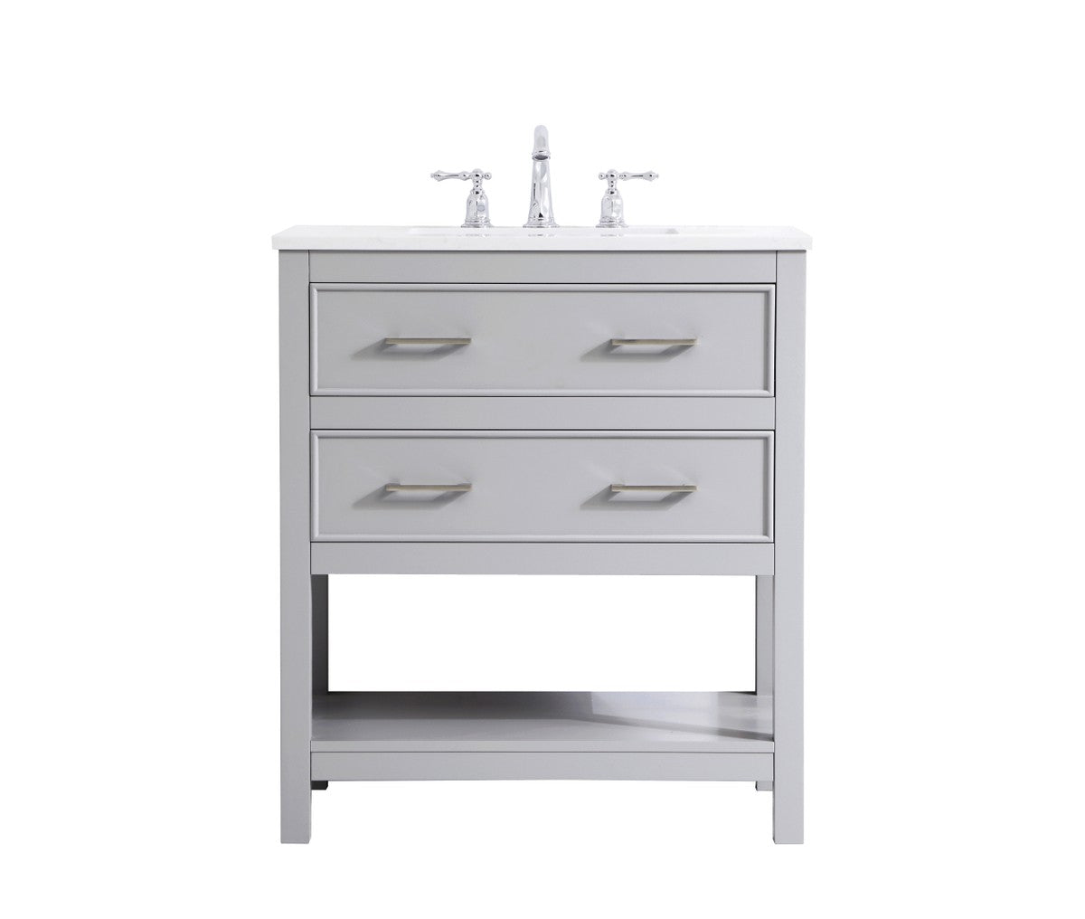 Elegant Lighting - VF19030GR - Single Bathroom Vanity - Sinclaire - Grey