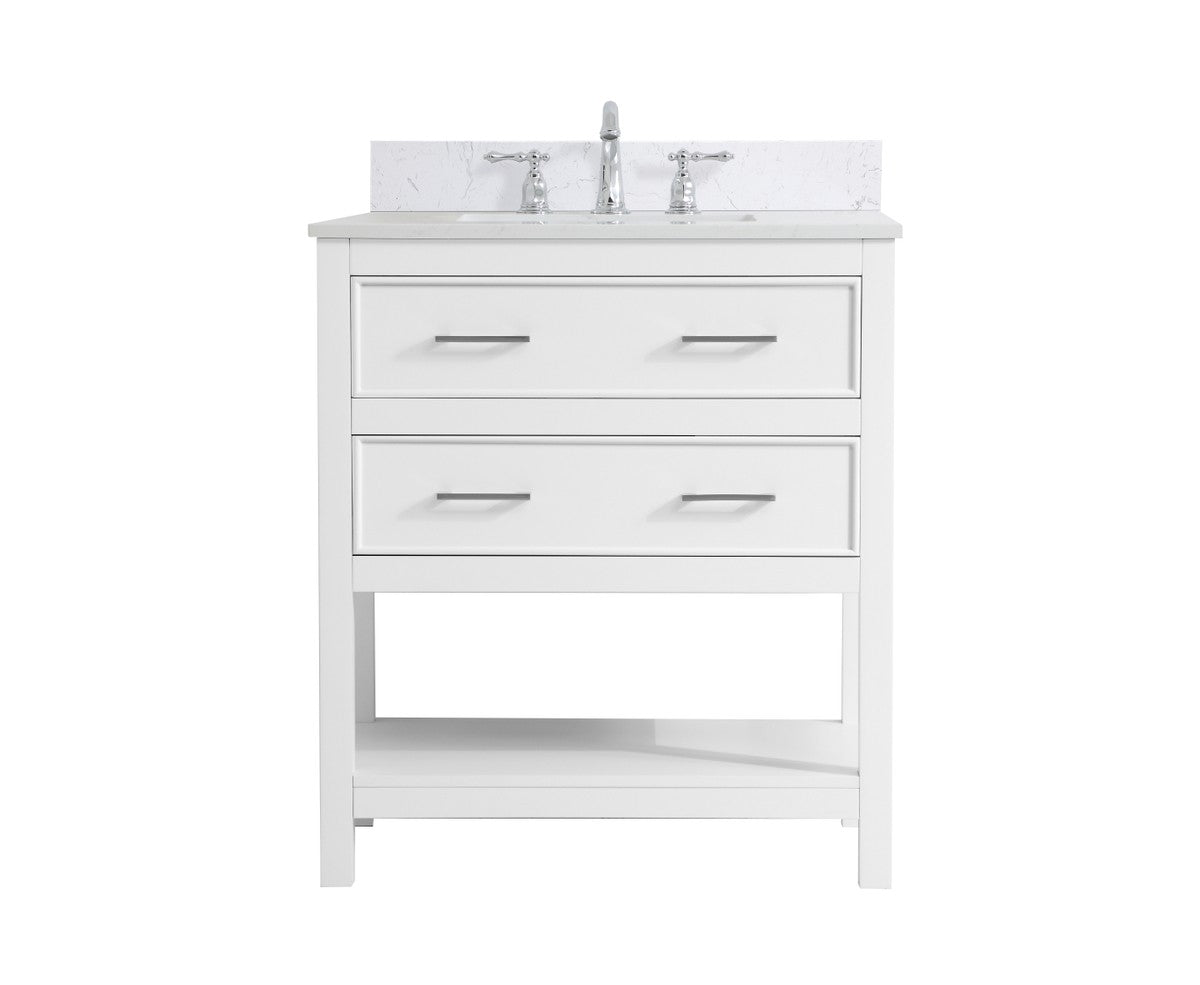 Elegant Lighting - VF19030WH-BS - Bathroom Vanity Set - Sinclaire - White