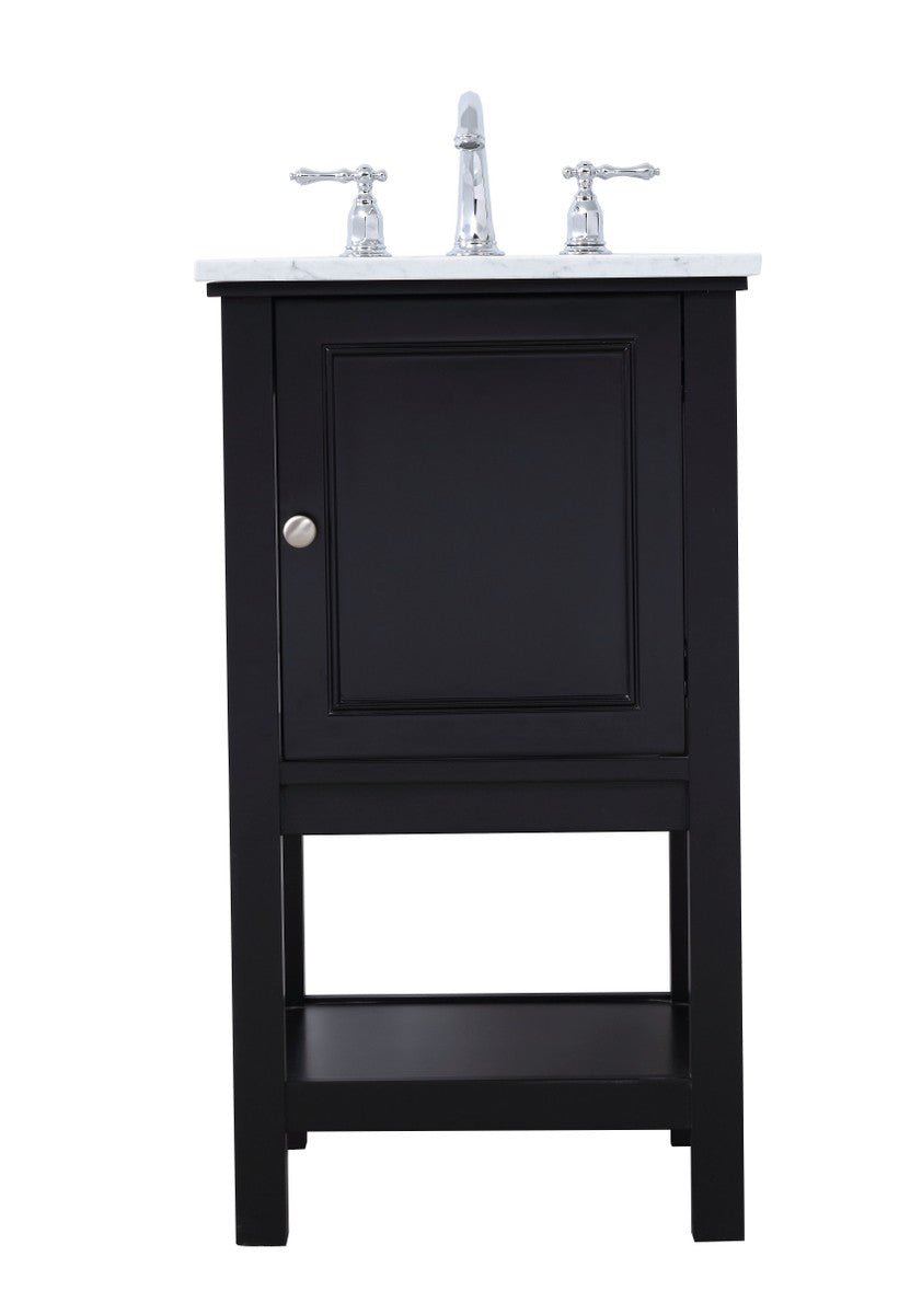 Elegant Lighting - VF27019BK - Single Bathroom Vanity Set - Metropolis - Black