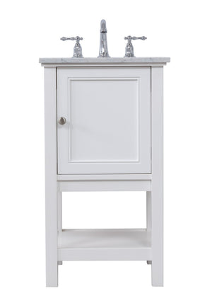 Elegant Lighting - VF27019WH - Single Bathroom Vanity Set - Metropolis - White