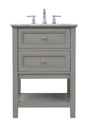 Elegant Lighting - VF27024GR - Single Bathroom Vanity Set - Metropolis - Grey