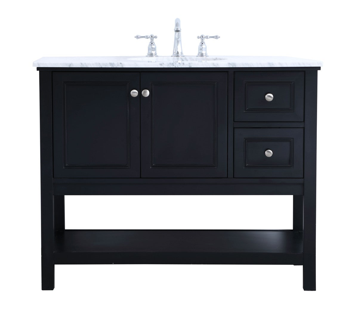 Elegant Lighting - VF27042BK - Single Bathroom Vanity Set - Metropolis - Black