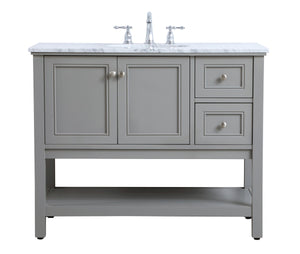 Elegant Lighting - VF27042GR - Single Bathroom Vanity Set - Metropolis - Grey