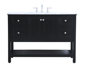 Elegant Lighting - VF27048BK - Single Bathroom Vanity Set - Metropolis - Black