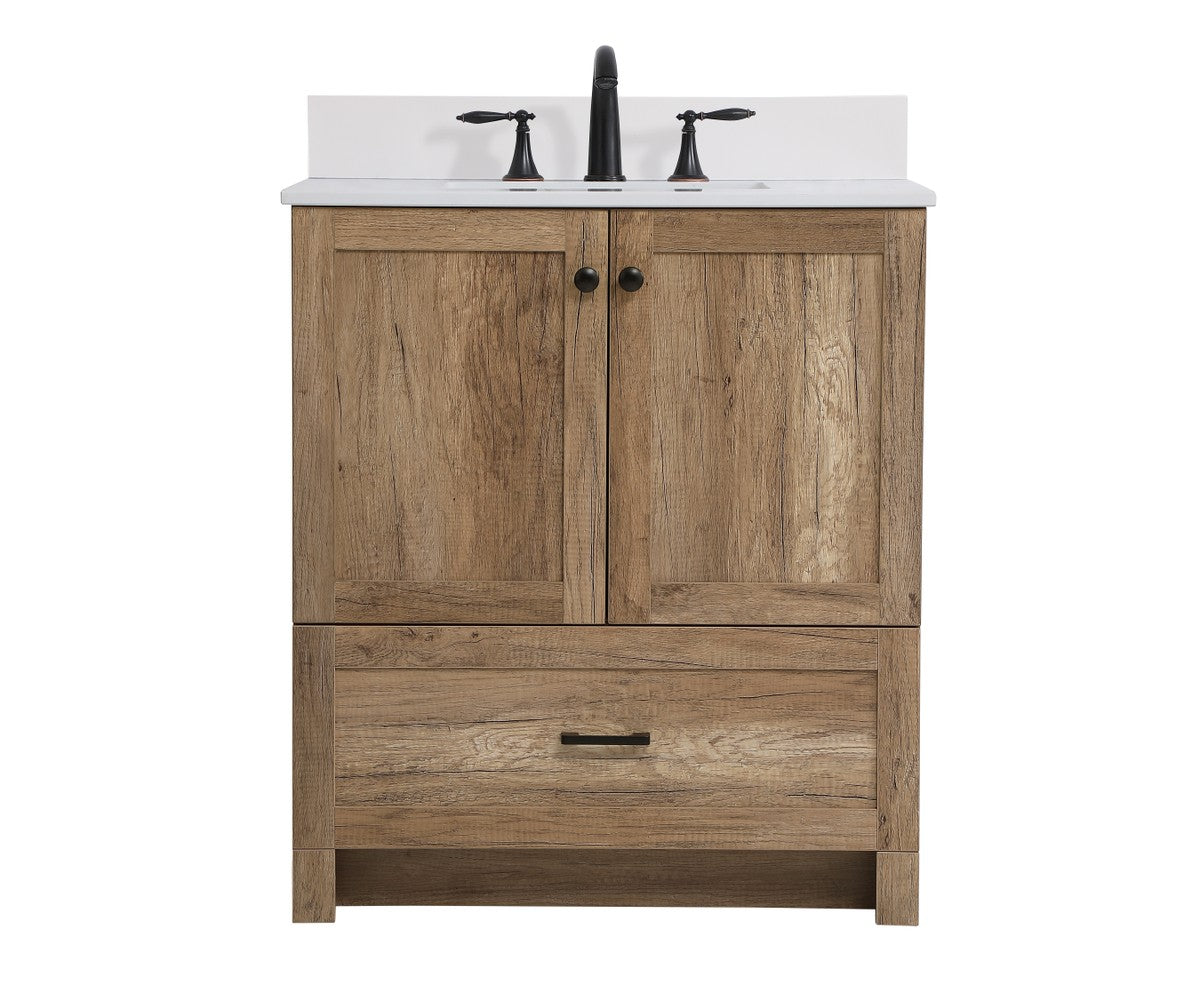 Elegant Lighting - VF2830NT-BS - Bathroom Vanity Set - Soma - Natural Oak