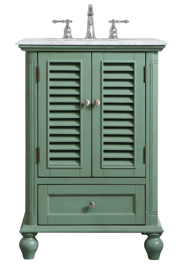 Elegant Lighting - VF30524VM - Single Bathroom Vanity - Rhodes - vintage mint