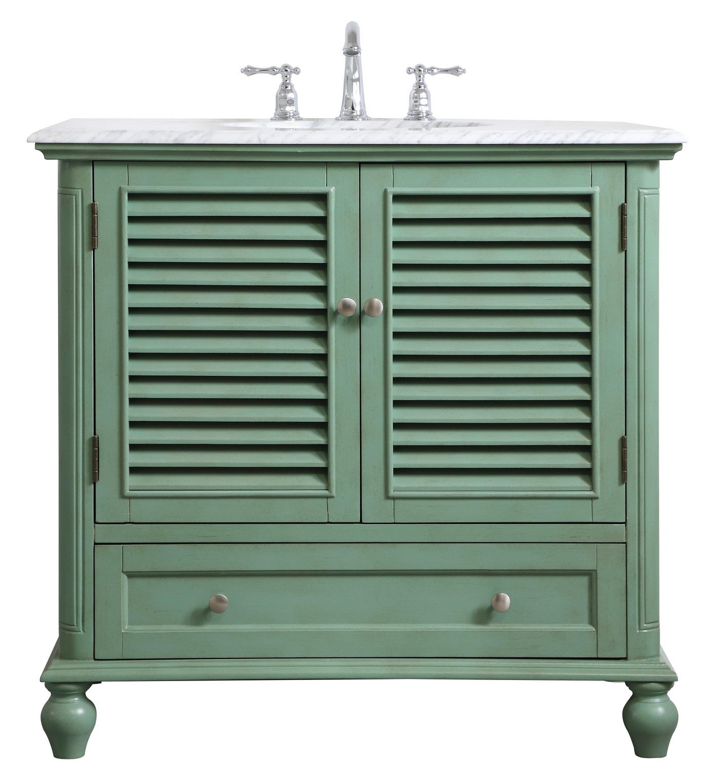 Elegant Lighting - VF30536VM - Single Bathroom Vanity - Rhodes - vintage mint