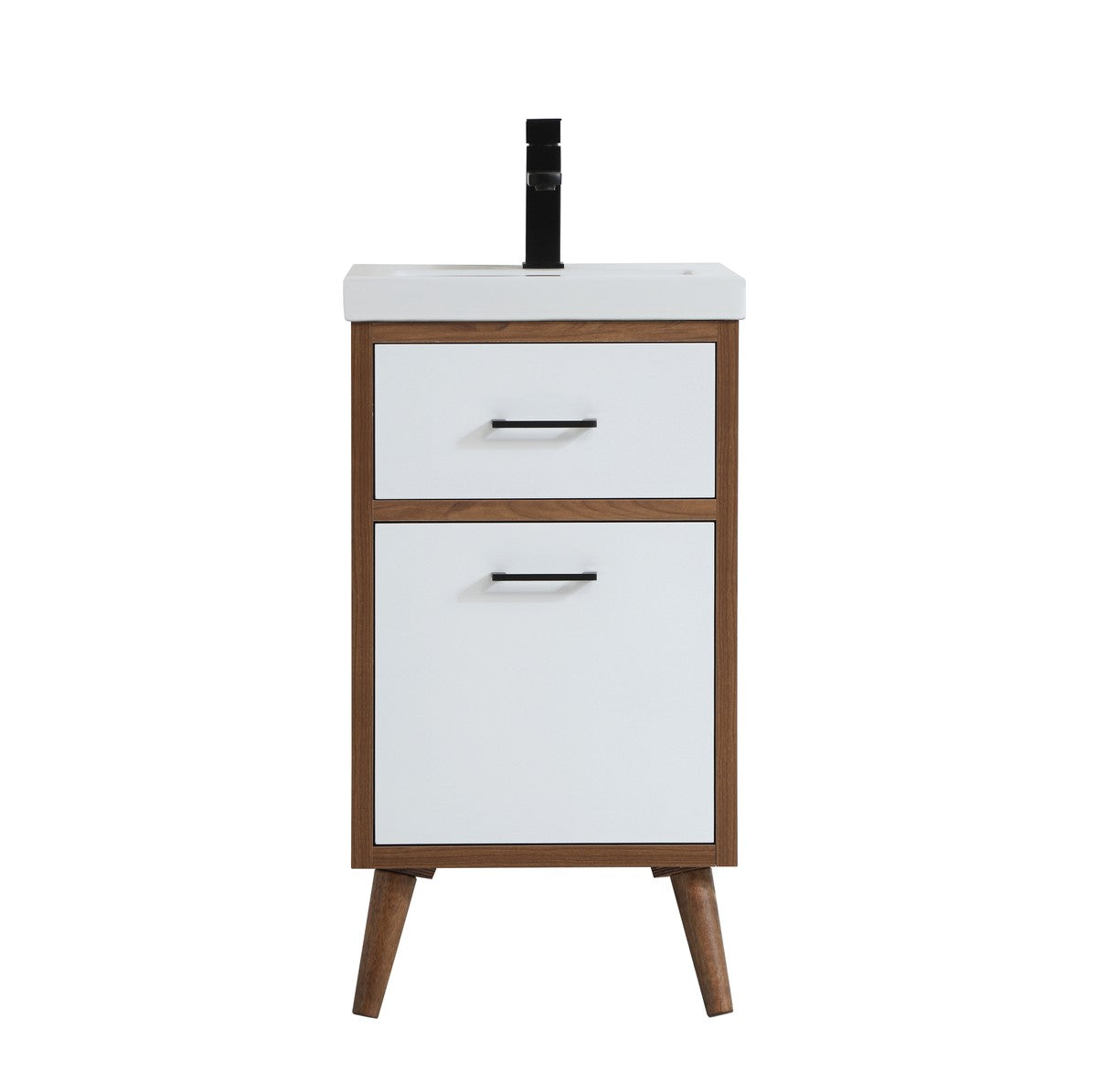 Elegant Lighting - VF41018WH - Bathroom Vanity - Boise - Matte White