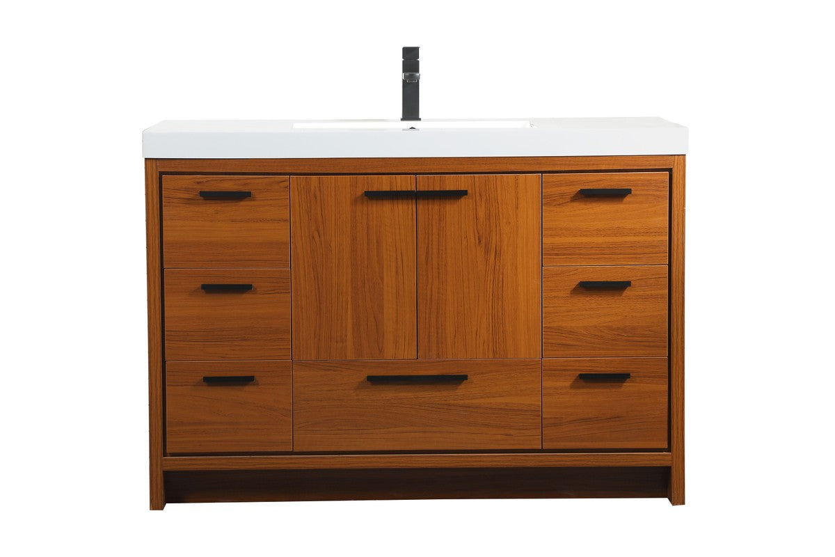 Elegant Lighting - VF46048MTK - Bathroom Vanity Set - Wyatt - Teak