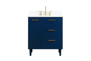 Elegant Lighting - VF47030MBL-BS - Vanity Sink Set - Baldwin - Blue