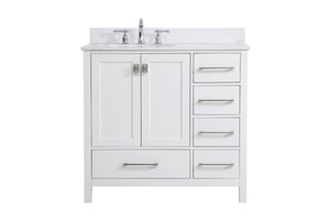 Elegant Lighting - VF18836WH-BS - Bathroom Vanity Set - Irene - White