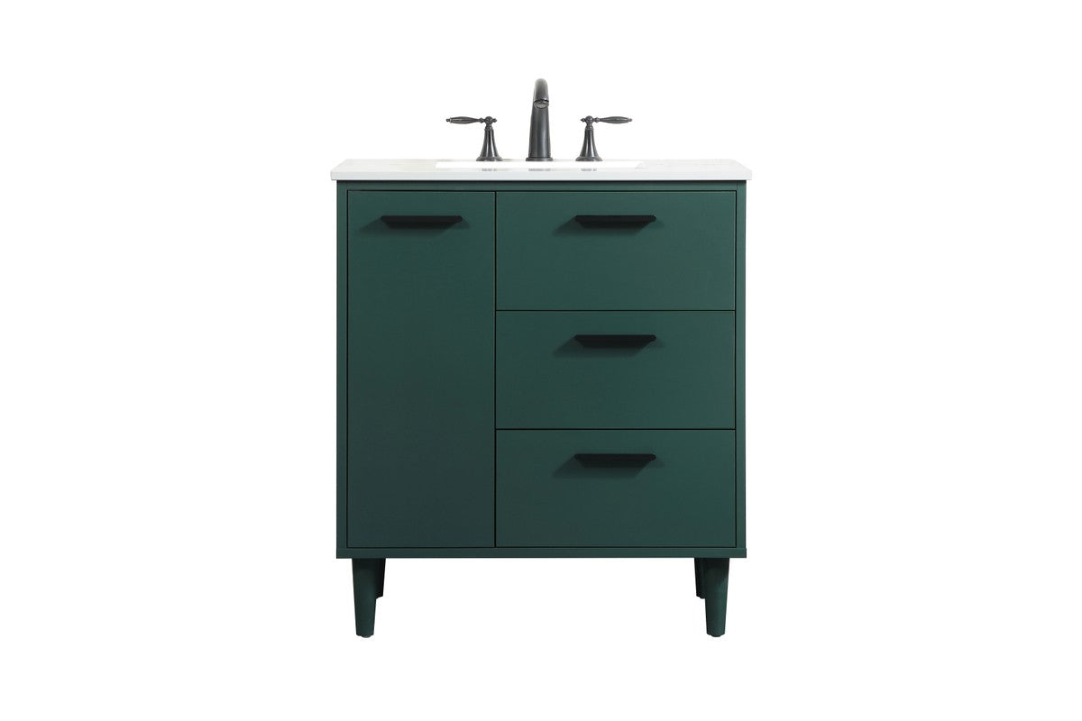 Elegant Lighting - VF47030MGN - Vanity Sink Set - Baldwin - Green