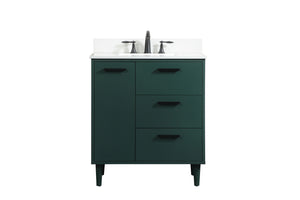 Elegant Lighting - VF47030MGN-BS - Vanity Sink Set - Baldwin - Green