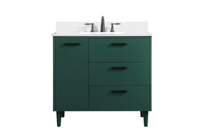 Elegant Lighting - VF47036MGN-BS - Vanity Sink Set - Baldwin - Green