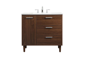 Elegant Lighting - VF47036MWT - Vanity Sink Set - Baldwin - Walnut