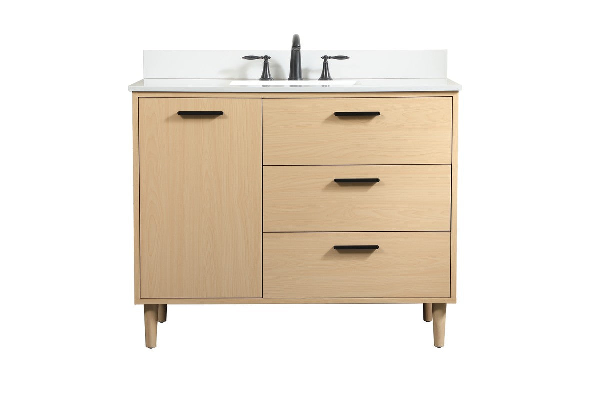 Elegant Lighting - VF47042MMP-BS - Vanity Sink Set - Baldwin - Maple