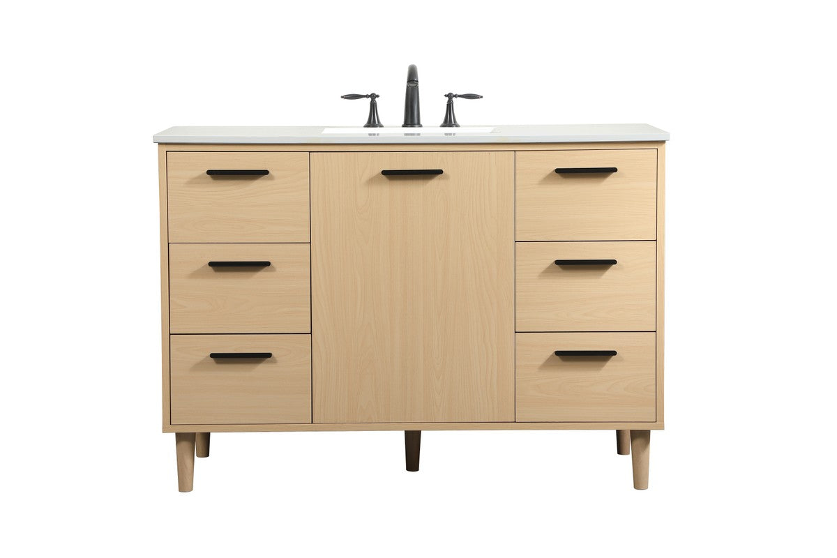 Elegant Lighting - VF47048MMP - Vanity Sink Set - Baldwin - Maple