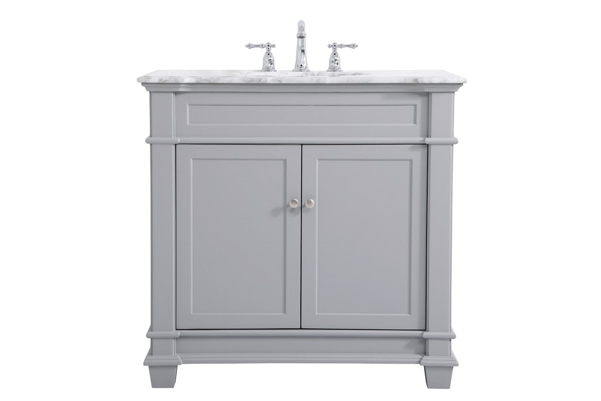 Elegant Lighting - VF50036GR - Bathroom Vanity Set - Wesley - Grey