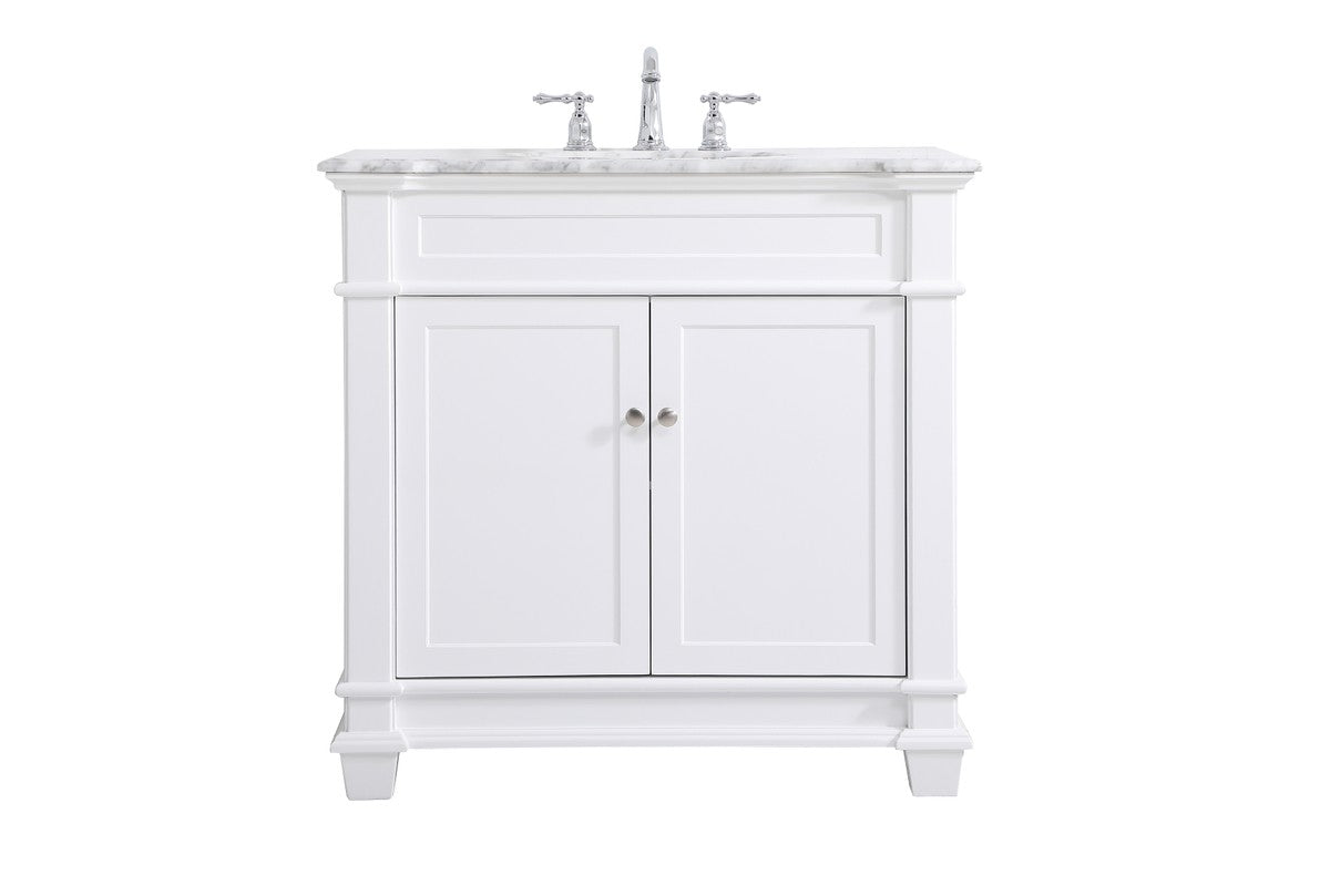 Elegant Lighting - VF50036WH - Bathroom Vanity Set - Wesley - White