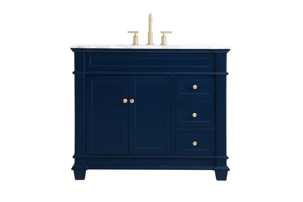 Elegant Lighting - VF50042BL - Bathroom Vanity Set - Wesley - Blue