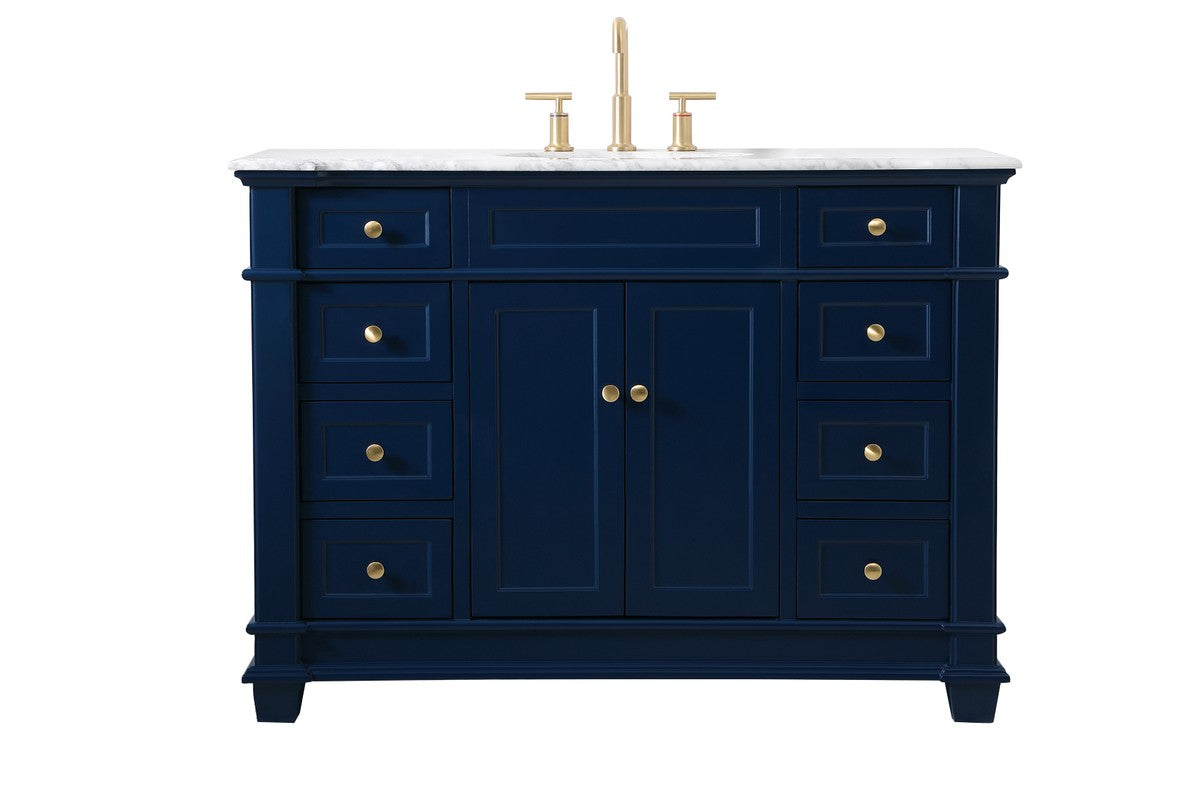 Elegant Lighting - VF50048BL - Bathroom Vanity Set - Wesley - Blue