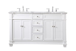 Elegant Lighting - VF50060DWH - Bathroom Vanity Set - Wesley - White