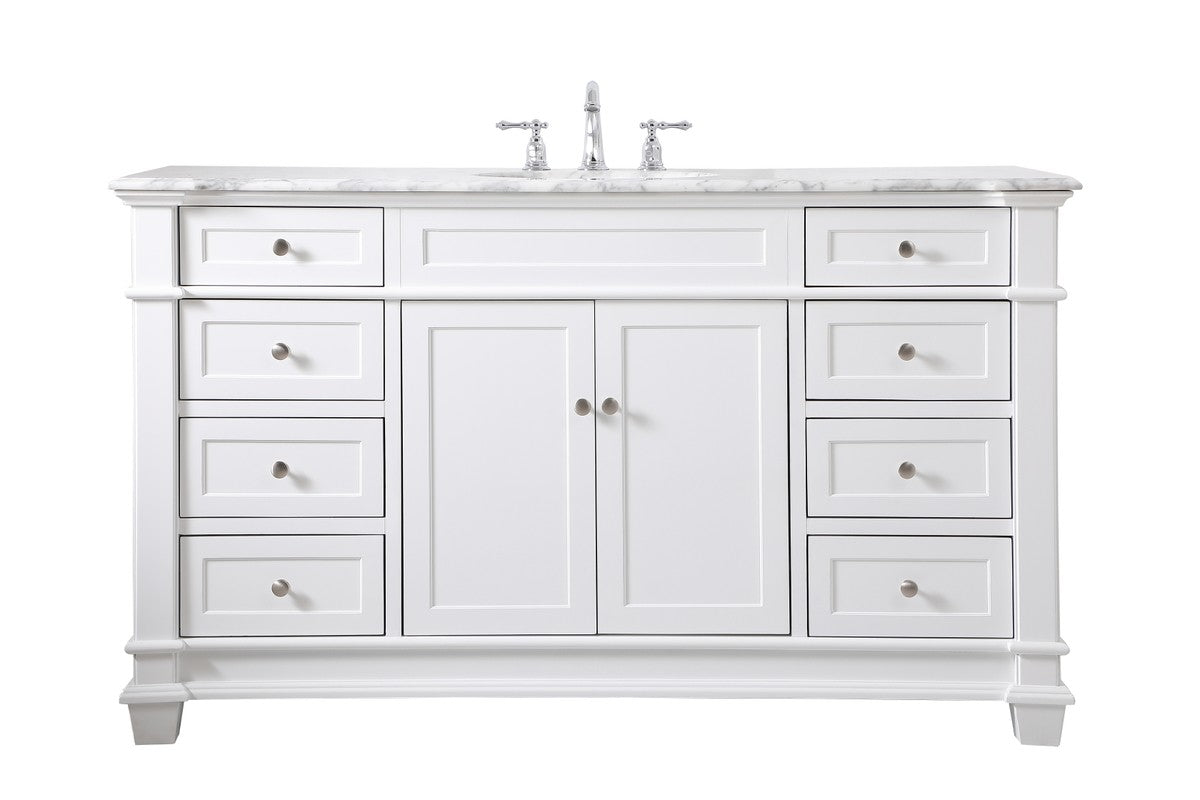 Elegant Lighting - VF50060WH - Bathroom Vanity Set - Wesley - White