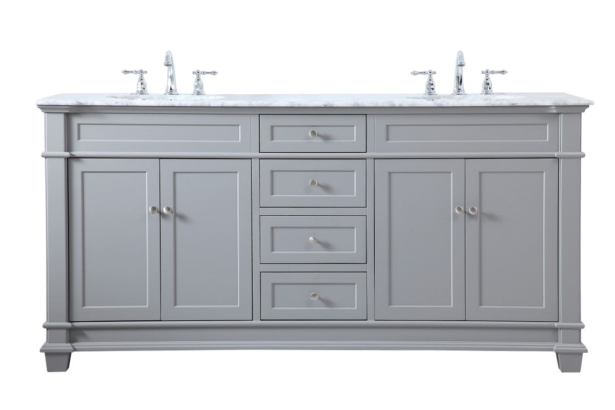 Elegant Lighting - VF50072DGR - Bathroom Vanity Set - Wesley - Grey