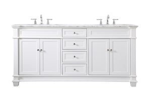 Elegant Lighting - VF50072DWH - Bathroom Vanity Set - Wesley - White