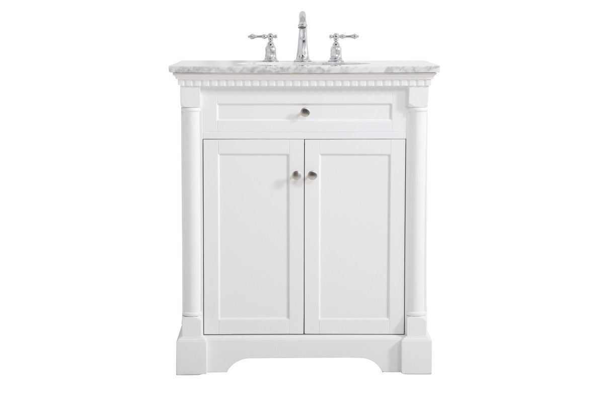 Elegant Lighting - VF53030WH - Bathroom Vanity Set - Clarence - White