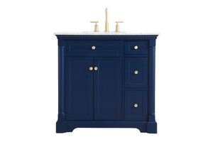 Elegant Lighting - VF53036BL - Bathroom Vanity Set - Clarence - Blue