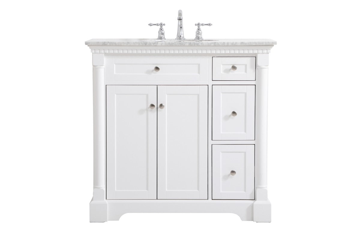 Elegant Lighting - VF53036WH - Bathroom Vanity Set - Clarence - White