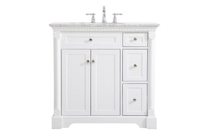 Elegant Lighting - VF53036WH - Bathroom Vanity Set - Clarence - White