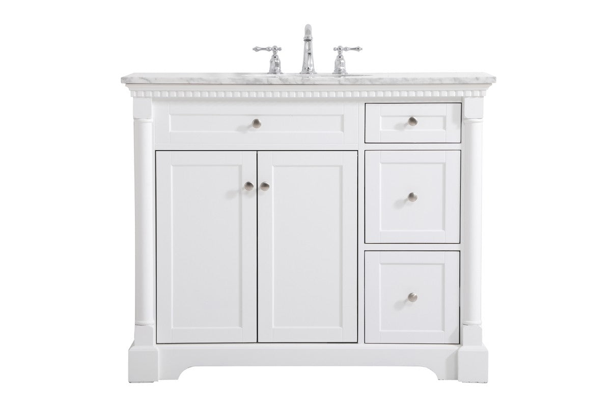 Elegant Lighting - VF53042WH - Bathroom Vanity Set - Clarence - White