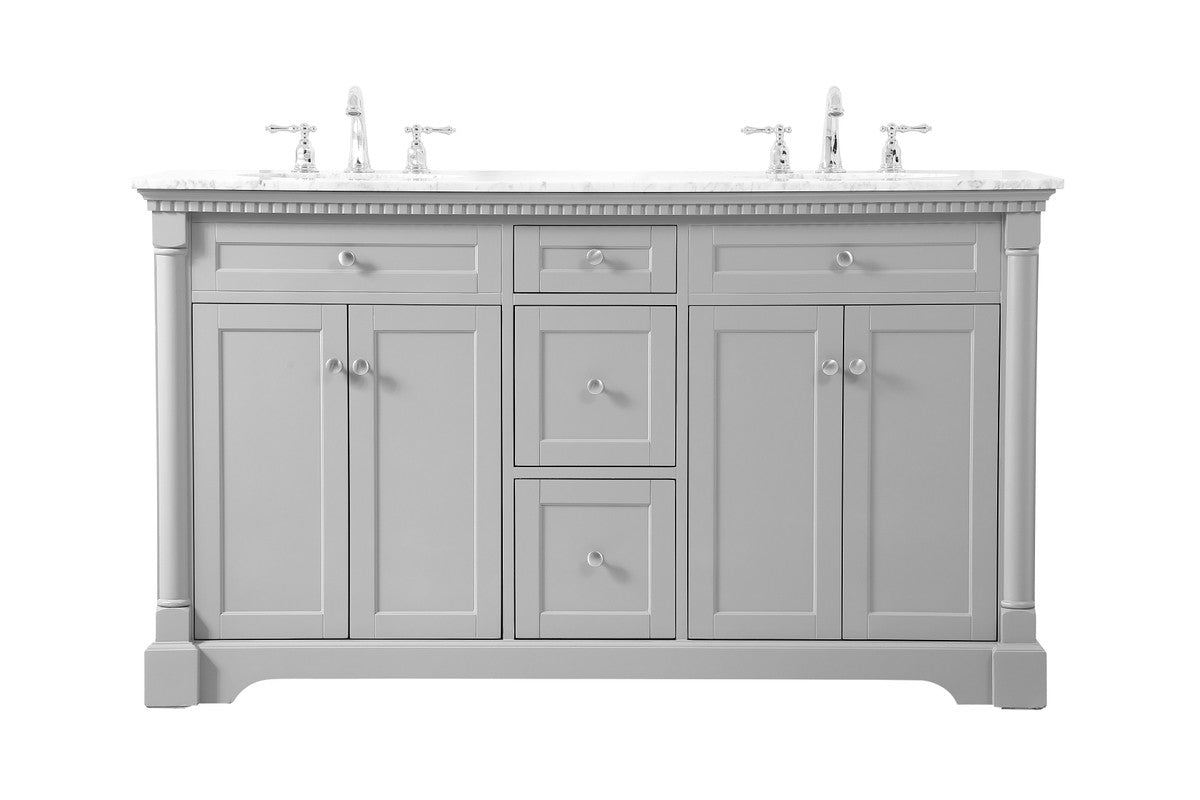 Elegant Lighting - VF53060DGR - Bathroom Vanity Set - Clarence - Grey