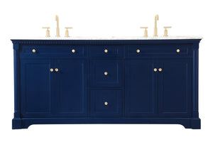 Elegant Lighting - VF53072DBL - Bathroom Vanity Set - Clarence - Blue