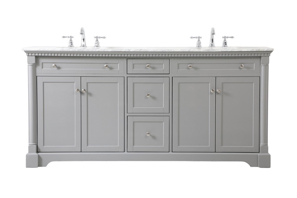 Elegant Lighting - VF53072DGR - Bathroom Vanity Set - Clarence - Grey