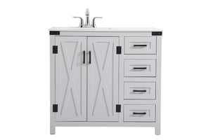 Elegant Lighting - VF90236GR - Bathroom Vanity - Grant - Grey