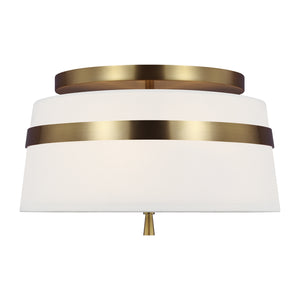 Visual Comfort Studio - AF1143BBS - Three Light Semi-Flush Mount - Cordtlandt - Burnished Brass