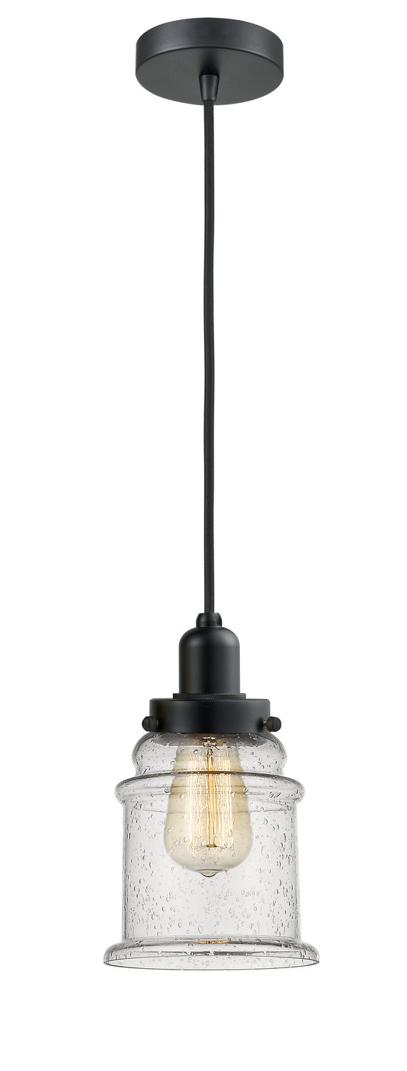 Innovations - 100BK-10BK-0H-BK-G184 - One Light Mini Pendant - Whitney - Matte Black