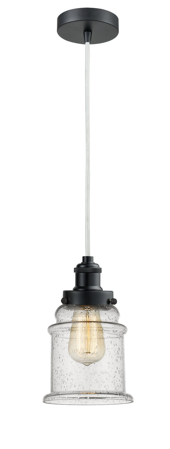 Innovations - 100BK-10W-1H-BK-G184 - One Light Mini Pendant - Edison - Matte Black