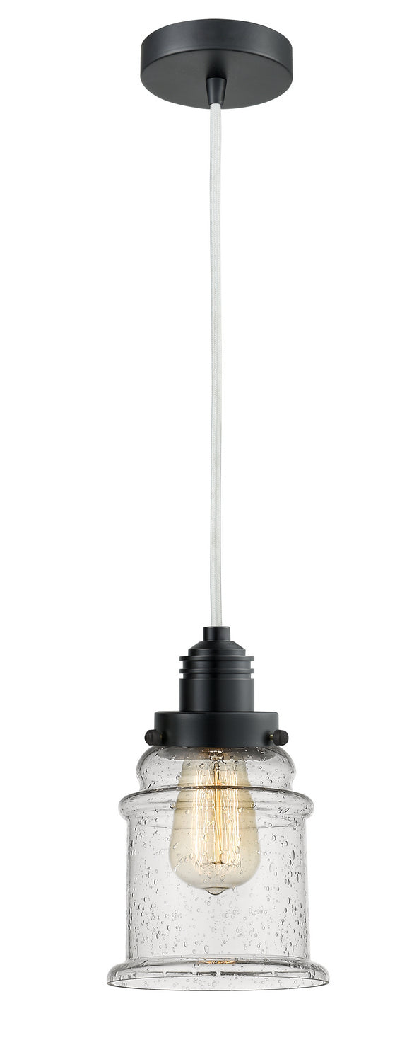 Innovations - 100BK-10W-2H-BK-G184 - One Light Mini Pendant - Winchester - Matte Black