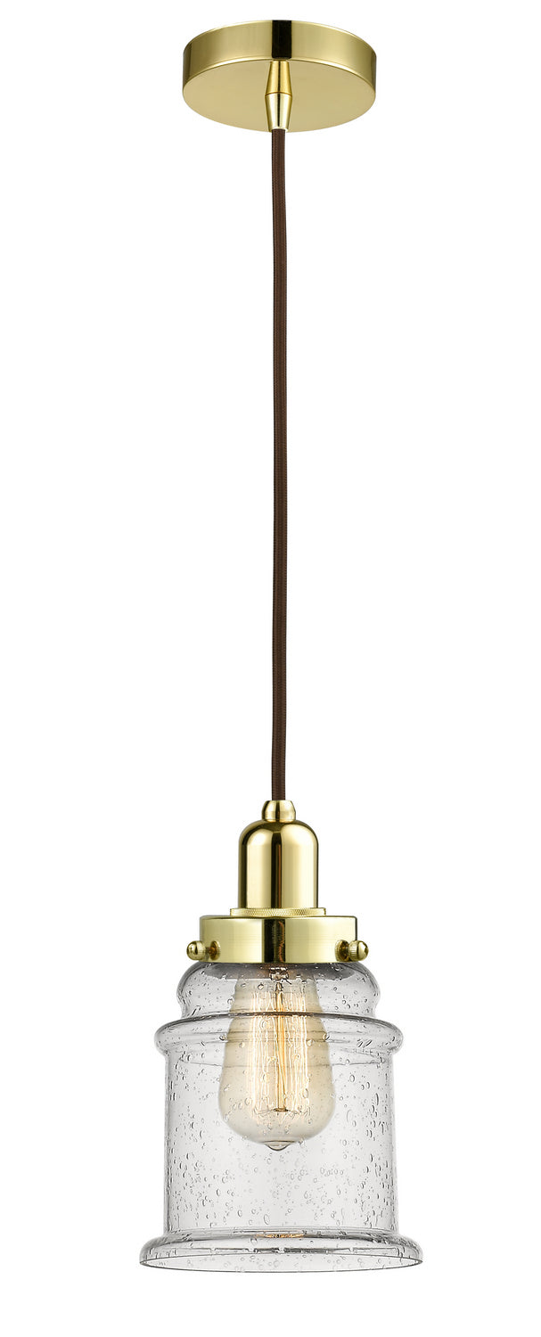 Innovations - 100GD-10BR-0H-GD-G184 - One Light Mini Pendant - Whitney - Gold